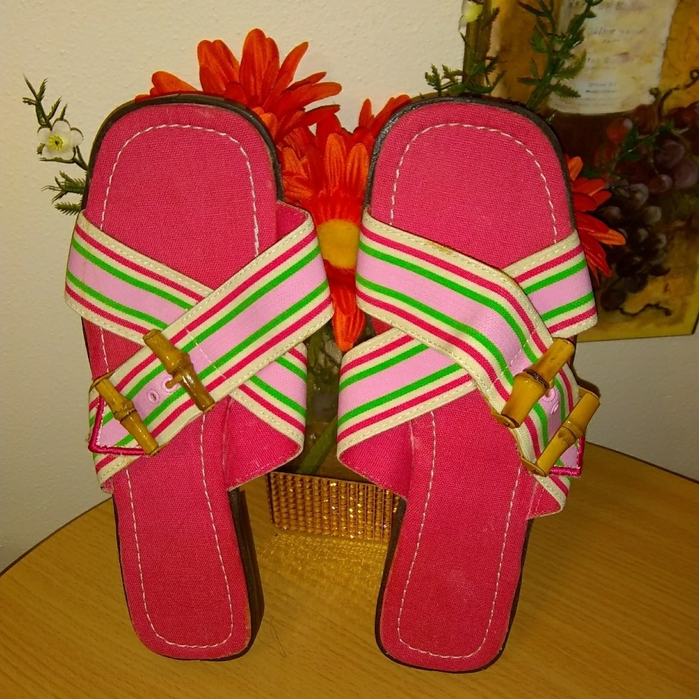 Bundle 2 items for $30 New Bamboo Sandles!